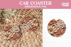 Flowers Car Coaster
