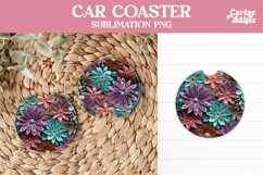 Flowers Car Coaster