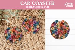 Flowers Car Coaster