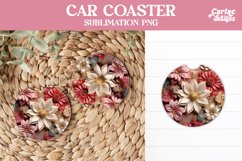 Flowers Car Coaster