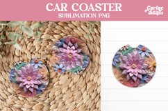 Flowers Car Coaster