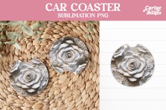 Flowers Car Coaster