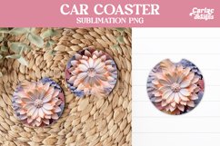 Flowers Car Coaster