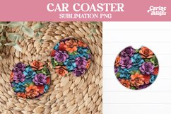 Flowers Car Coaster