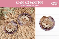 Flowers Car Coaster