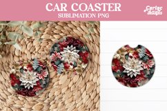 Flowers Car Coaster