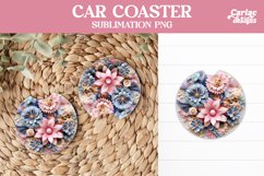 Flowers Car Coaster