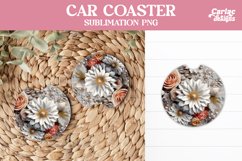 Flowers Car Coaster