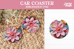 Flowers Car Coaster