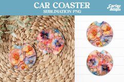 Flowers Car Coaster