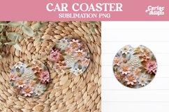 Flowers Car Coaster