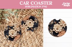 Flowers Car Coaster