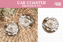 Flowers Car Coaster