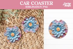 Flowers Car Coaster