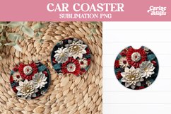 Flowers Car Coaster