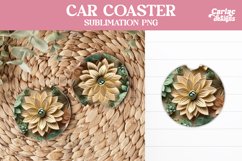 Flowers Car Coaster