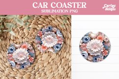 Flowers Car Coaster