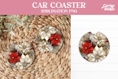 Flowers Car Coaster