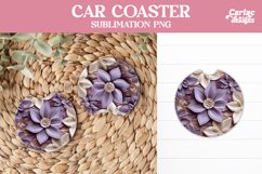 Flowers Car Coaster