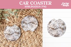 Flowers Car Coaster