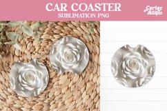 Flowers Car Coaster