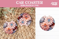 Flowers Car Coaster