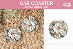 Flowers Car Coaster