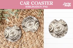 Flowers Car Coaster