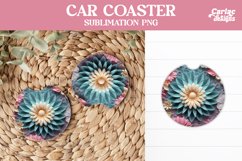 Flowers Car Coaster