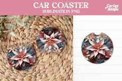Flowers Car Coaster