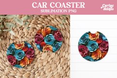 Flowers Car Coaster