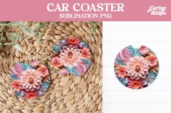 Flowers Car Coaster