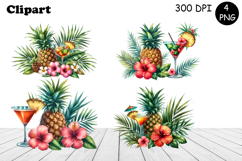 Flower clipart, Watercolor floral clipart, Bouquets Product Image 1