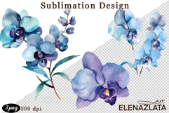 Watercolor funny Flowers Clipart, big eyes Product Image 1