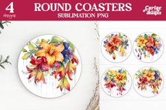 Flowers Coaster Sublimation