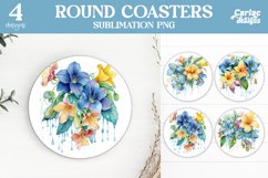 Flowers Coaster Sublimation