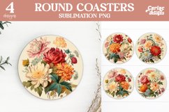 Flowers Coaster Sublimation