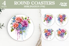 Flowers Coaster Sublimation