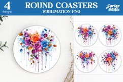 Flowers Coaster Sublimation