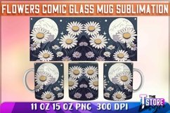 Flowers Comic Mug Sublimation | 11 oz 15 oz Mug Sublimation Product Image 4