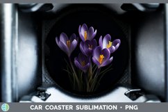 GorgeousFlowers Car Coaster design.