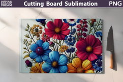 Wildflowers Cutting Board | Flowers Cutting Board Product Image 1