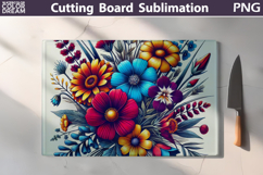 Wildflowers Cutting Board | Flowers Cutting Board Product Image 1