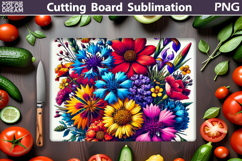 Wildflowers Cutting Board | Flowers Cutting Board Product Image 1