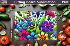 Wildflowers Cutting Board | Flowers Cutting Board Product Image 1
