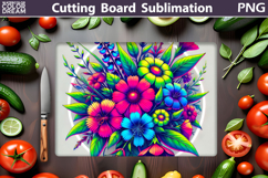 Wildflowers Cutting Board | Flowers Cutting Board Product Image 1