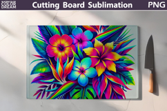 Wildflowers Cutting Board | Tropical Flowers Cutting Board Product Image 1