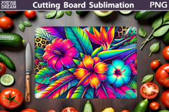 Wildflowers Cutting Board | Tropical Flowers Cutting Board Product Image 1