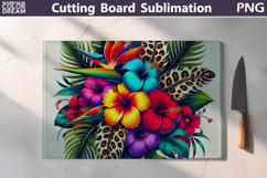 Wildflowers Cutting Board | Tropical Flowers Cutting Board Product Image 1