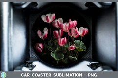 GorgeousFlowers Car Coaster design.